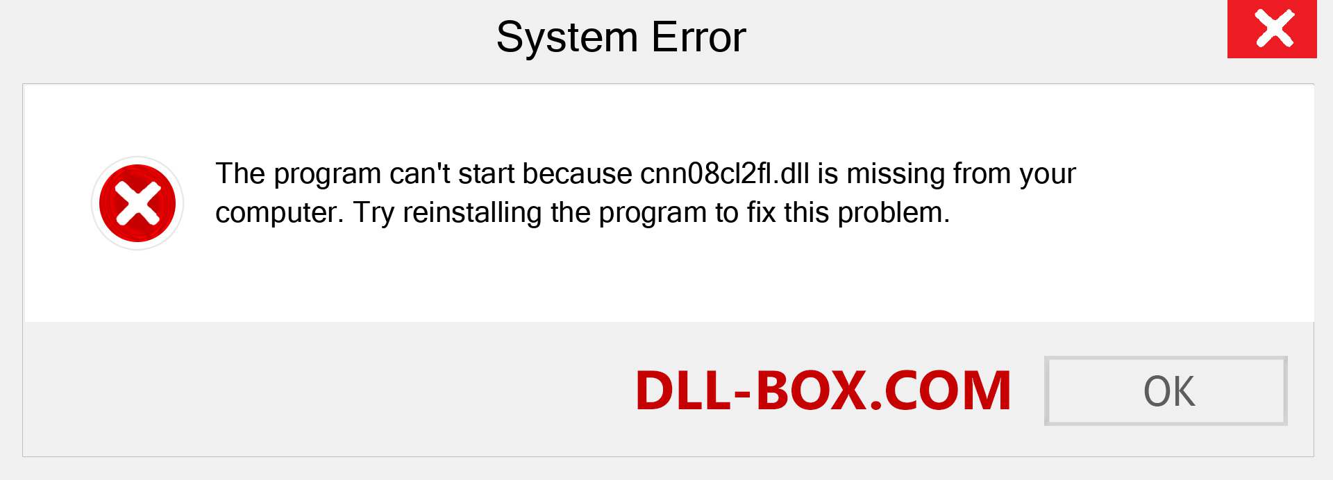  cnn08cl2fl.dll file is missing?. Download for Windows 7, 8, 10 - Fix  cnn08cl2fl dll Missing Error on Windows, photos, images